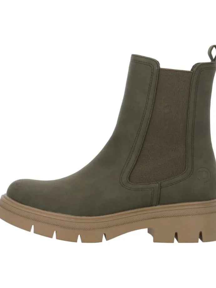 Chelsea Boots in Grün