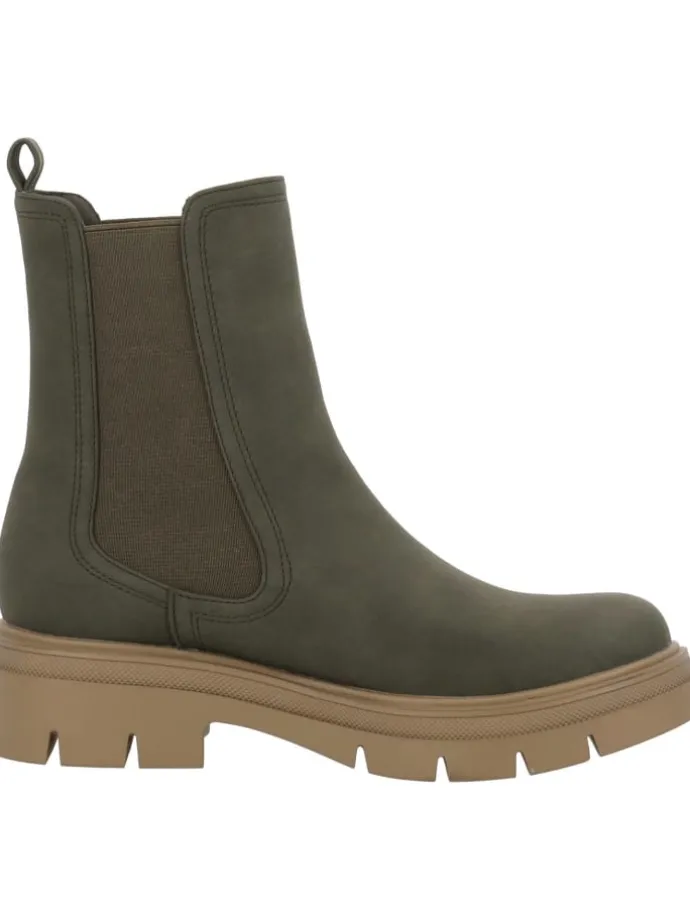 Chelsea Boots in Grün