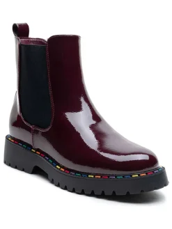 Chelsea-Boots in Bordeaux
