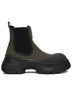 Chelsea-Boots in Khaki