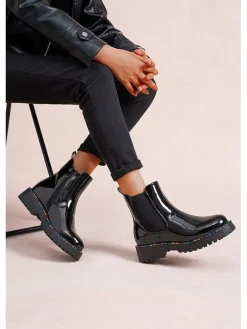Chelsea-Boots in Schwarz