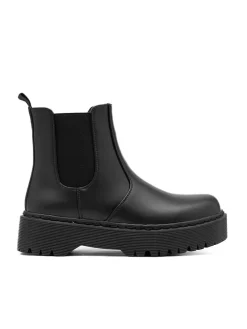 Chelsea-Boots in Schwarz