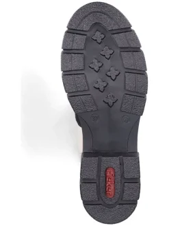 Chelsea-Boots in Schwarz/ Creme