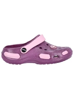 Clogs "Burab" in Lila/ Rosa