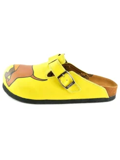 Clogs in Gelb/ Hellbraun
