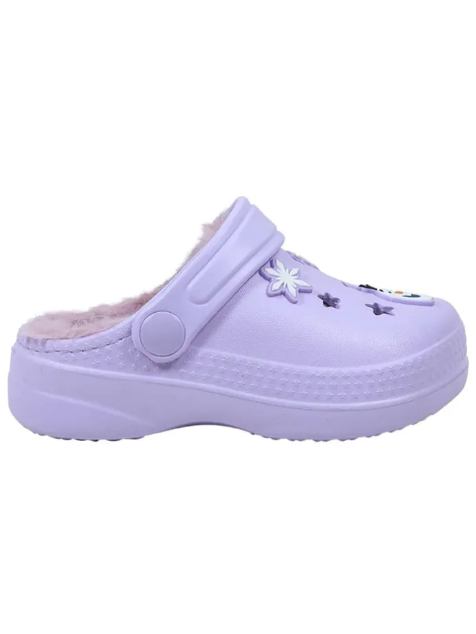 Clogs in Lila