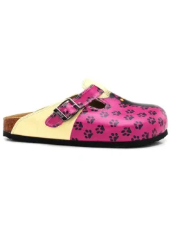 Clogs in Pink/ Gelb