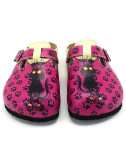 Clogs in Pink/ Gelb