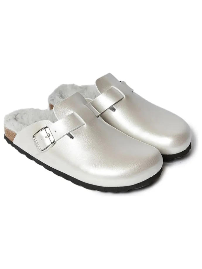 Clogs "Neo" in Silber