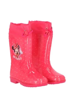Disney Minnie Maus Regenstiefel Wasserdichte Gummistiefel für Kinder in Rosa