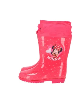 Disney Minnie Maus Regenstiefel Wasserdichte Gummistiefel für Kinder in Rosa