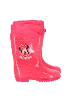 Disney Minnie Maus Regenstiefel Wasserdichte Gummistiefel für Kinder in Rosa