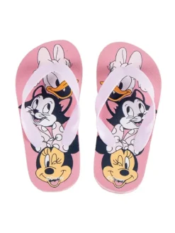 Disney Minnie Mouse Kindersandalen Leichte Sommerschuhe Flip in Rosa