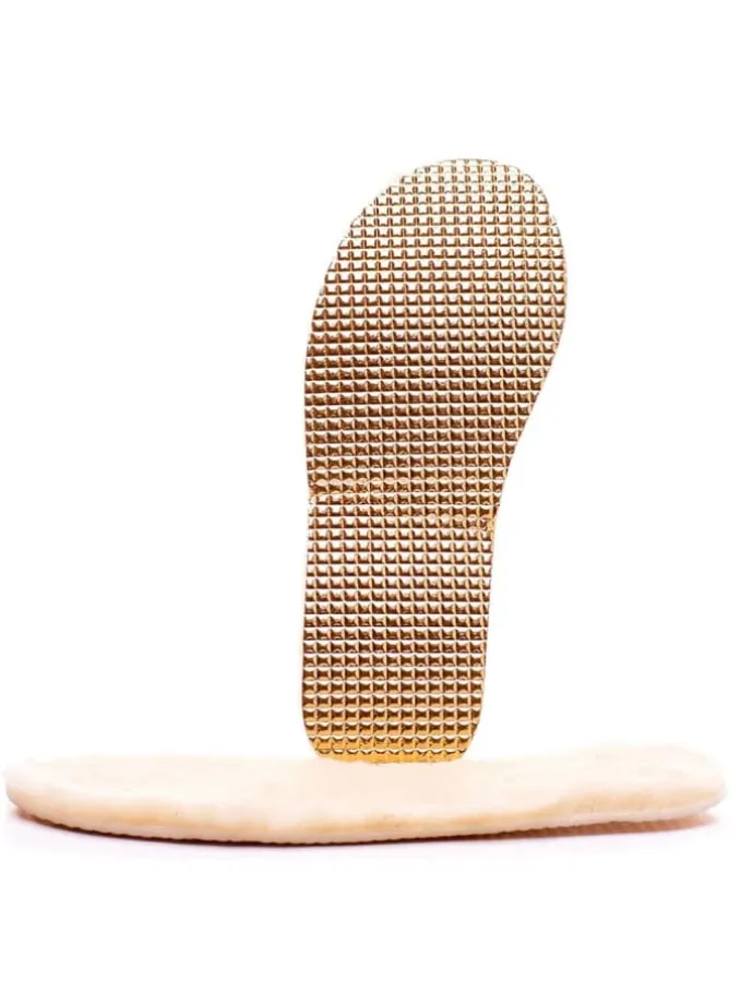 Einlegesohlen in Gold