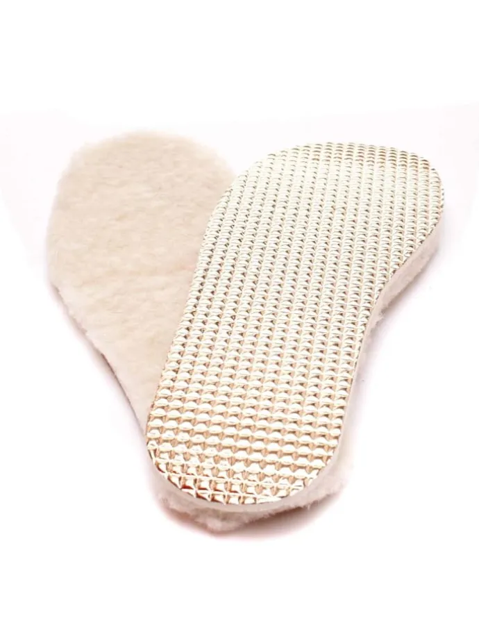 Einlegesohlen in Gold