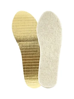 Einlegesohlen in Goldfarben