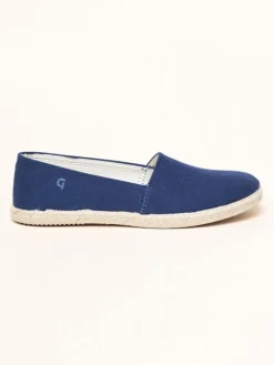 Espadrilles "Camping Linen" in Blau
