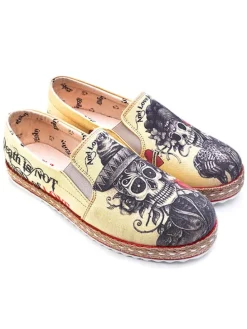 Espadrilles in Beige/ Dunkelblau