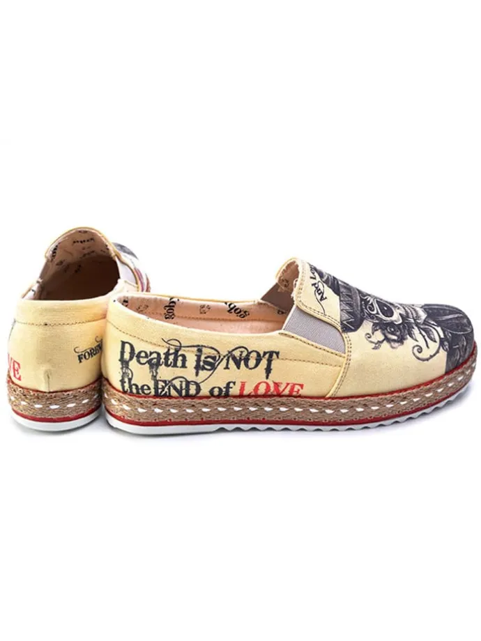 Espadrilles in Beige/ Dunkelblau