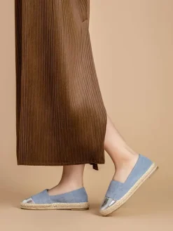Espadrilles in Blau