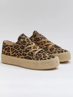 Espadrilles in Braun/ Hellbraun