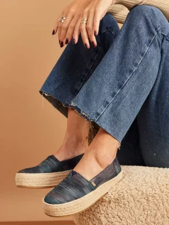 Espadrilles in Dunkelblau