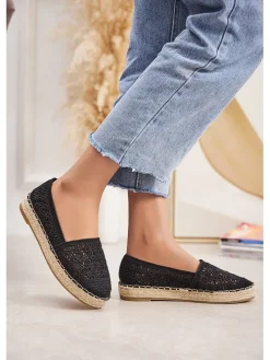 Espadrilles in Schwarz