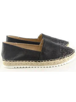 Espadrilles in Schwarz