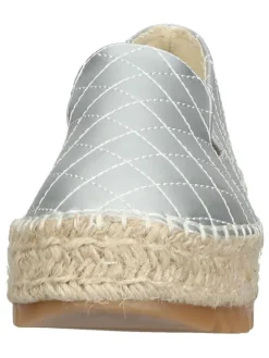 Espadrilles in Silber