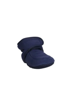 Fleece-Krabbelschuhe in Marine