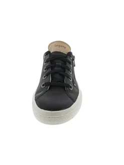 Fresh sportlicher Schnürer Schwarz