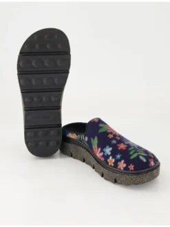 Geschlossene Hausschuhe in Blau