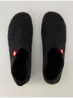 Geschlossene Hausschuhe in Grau