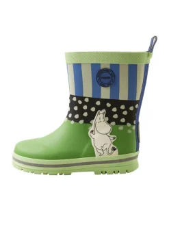Gummistiefel " Moomin Magisk " in Greenery