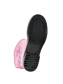 Gummistiefel Anchor High in Pink mit weißen Ankern