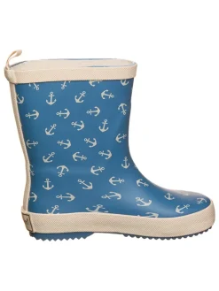 Gummistiefel "AOP" in Blau/ Beige