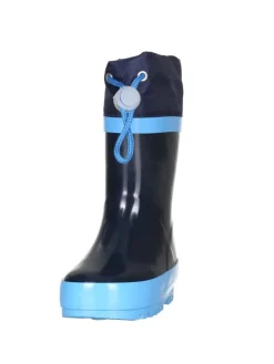 Gummistiefel Basic gefüttert in Marine