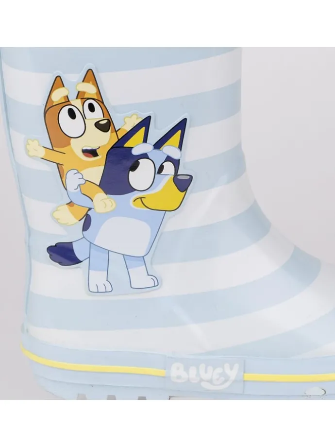 Gummistiefel Bluey & Bingo in Hellblau