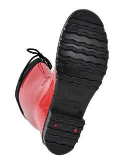 Gummistiefel de Fieselregen Langschaft in rot