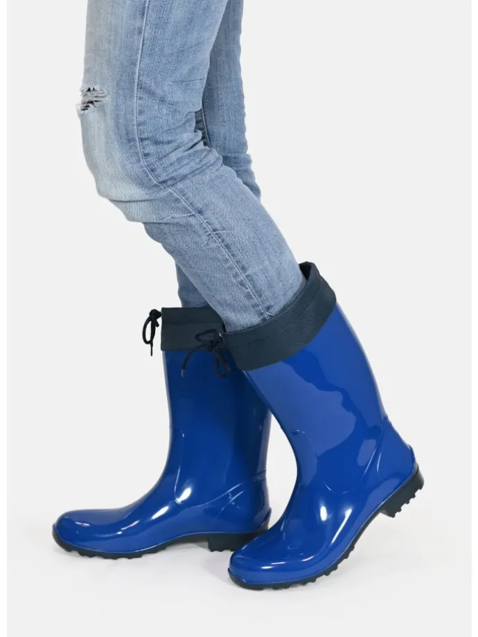 Gummistiefel de Fieselregen Langschaft in kobalt