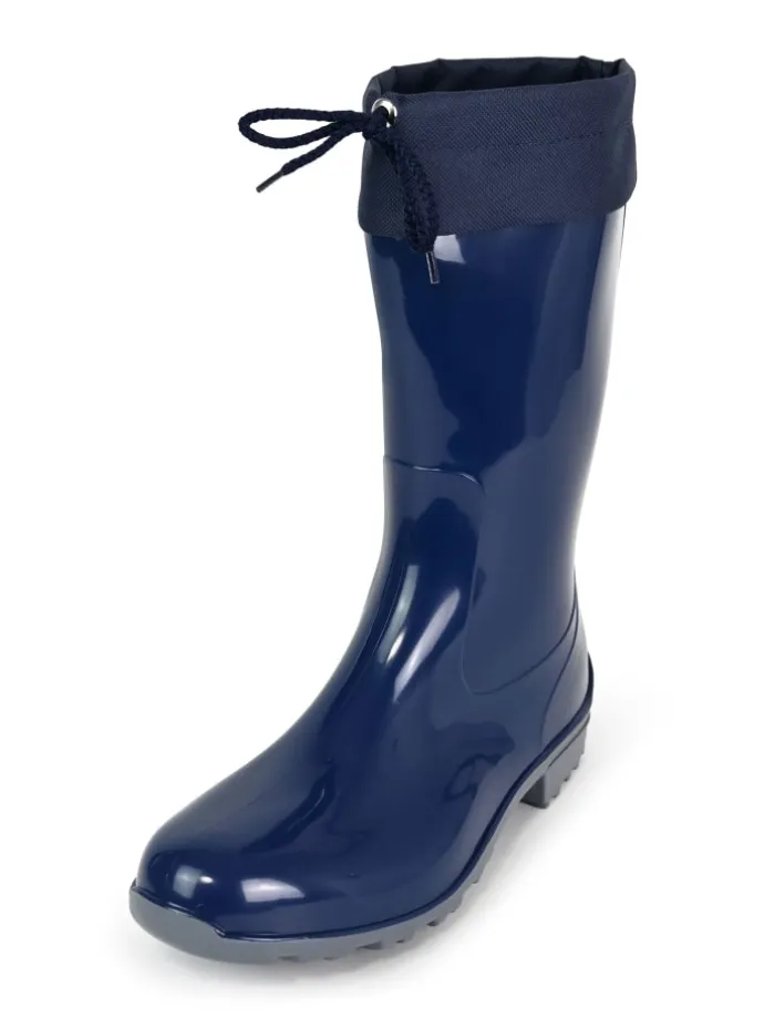Gummistiefel de Fieselregen Langschaft in blau