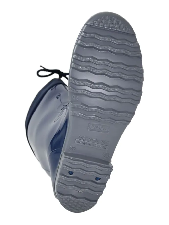 Gummistiefel de Fieselregen Langschaft in blau