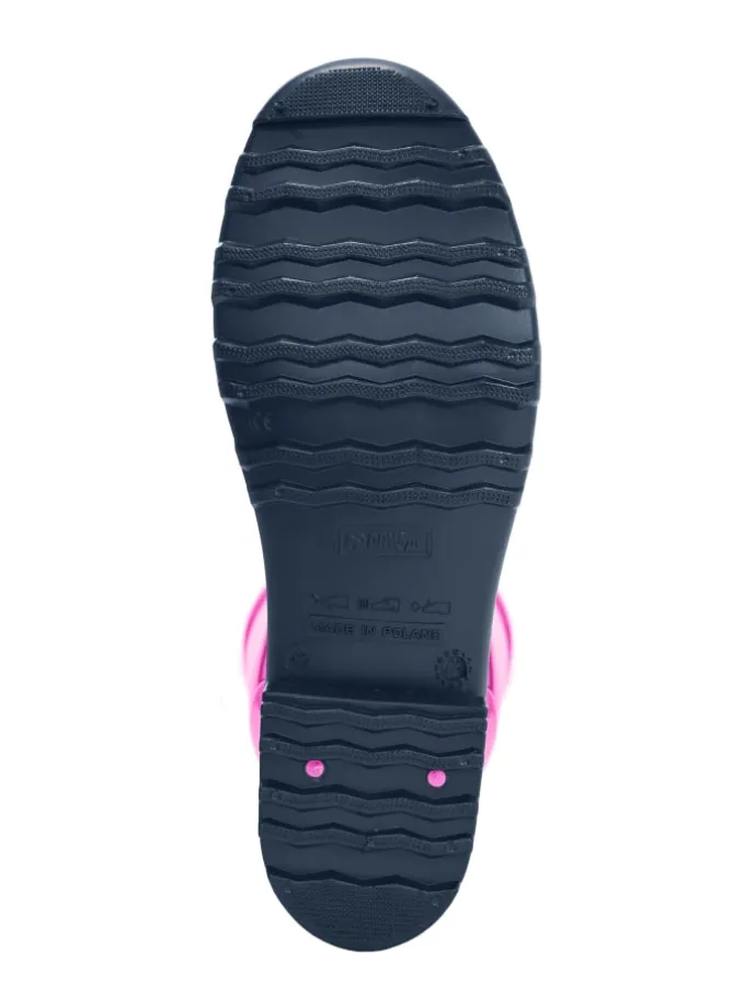 Gummistiefel de Störtregen in fuchsia