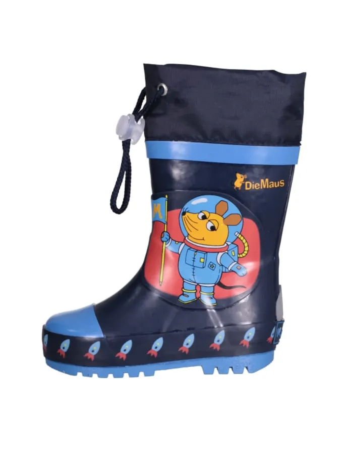Gummistiefel die Maus Weltraum in Marine