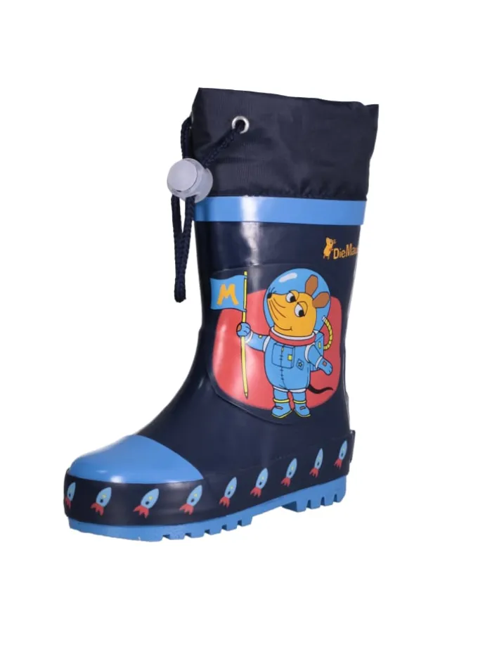 Gummistiefel die Maus Weltraum in Marine