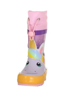 Gummistiefel Einhorn in Flieder