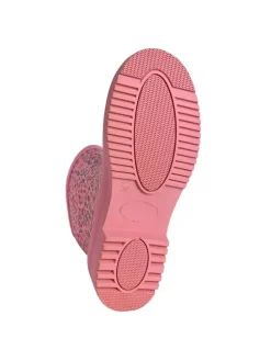 Gummistiefel Flowers Halbschaft in rosa