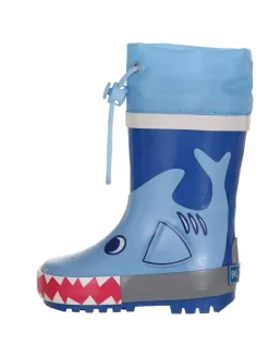 Gummistiefel Hai in Blau
