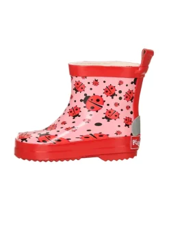 Gummistiefel Halbschaft Marienkäfer in Rosa