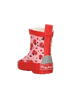 Gummistiefel Halbschaft Marienkäfer in Rosa